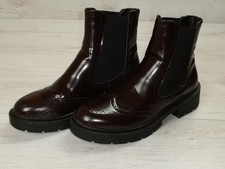 LILLY & ROSE HERREN STIEFELETTEN DESIGNER STIEFEL VINTAGE LEDER LOOK BOOTS EU 40