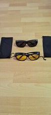 Sonnenbrille für Damen neu ohne Etikett 2Stück auch eine Nachtbrille mit dabei
