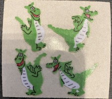 Sticker 90er Stoff Drachen