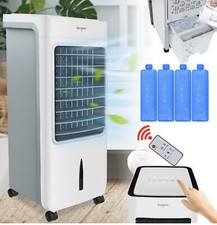 80W Mobiler Klimaanlage Ventilator Aircooler Klimagerät Lüfter + Fernbedienung
