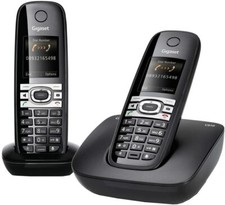 Siemens Gigaset C610 Duo DECT schnurloses Telefon Strahlungsarm ECO DECT/2er Set