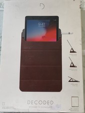 Decoded Leder faltbar Slim Sleeve iPad 7, Air 3 iPad Pro 10.5 Zoll UVP £ 89.95