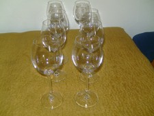 8 RASTAL Weingläser Füllstrich 0,1 l, geeicht,  0,3 l randvoll