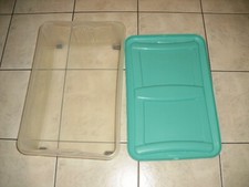 Aufbewahrungsbox Rollenbox Box Unterbettbox Kunststoff mit Deckel und Rollen