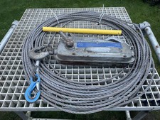 Tirfor TU16 Winde 40m Kabel & Stahlrohrgriff 1600kg Winde siehe Fotos