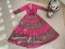 NEU! Ruby Yaya Kleid Maxikleid Wickelkleid Gr. L Boho Ibiza Devotion Flowers