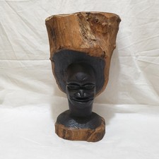 Afrika handgeschnitzte Hartholz-Stammesfigur, sehr ungewöhnliche Schnitzerei über 5 Kilo