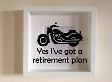 Boxrahmen Vinyl Aufkleber Aufkleber Wandkunst Zitat Ja ich habe einen Altersvorsorgeplan