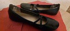 Damen Schuhe Riemchen Ballerina Pumps Tamaris braun Leder anti shoc wie Neu