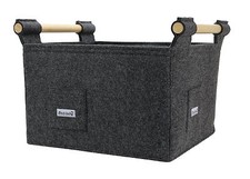 Kaminkorb aus Filz Feuerholzkorb Kaminholzkorb Filzkorb für Kaminholz MD