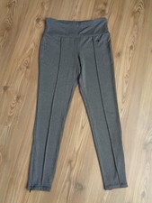 TCM Damen Leggings Leggins bequem Gr. M Grau Fischgrätmuster, neu !
