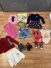 Kinder Mädchen Sommer Kleiderpaket 12Teile Gr98 Kleider Shorts Adidas T-Shirts