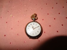 Kleine Damen Taschenuhr / gestempelt mit 800 Silber