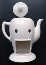 PARTYLITE Wachs schmilzt wärmer weiß Teekanne Teelicht Kerzenhalter