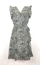 K56) VERO MODA Kleid Sommerkleid Gr. L 40 Wie Neu Wickelkleid