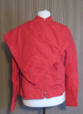 180 01 ALBA MODA Damen Hosenanzug Hose + Jacke  Gr. 40 uni rot  2-Teiler