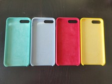 4 x Handyhülle Schutzhülle Cover iPhone 7 Plus Silikon