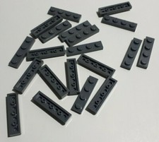 (543) Lego 20 Stück 4er Einreiher neu dunkel grau konvolut kg