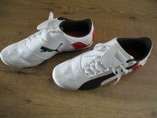 schöne neue Fußballschuhe Kinder Fußball Schuhe PUMA weiß mit rot Gr. 38 1/2 TOP