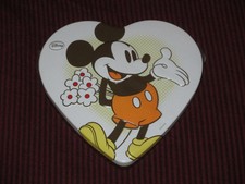 Blechdose Walt Disney Mickey Mouse Minnie Maus Pralinendose Dose Herz Herzdose €