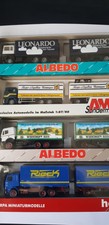 Herpa/Albedo/AMW Konvolut 4 LKW Wieninger/Bürgerbräu Memmingen/Rieck/Leonardo