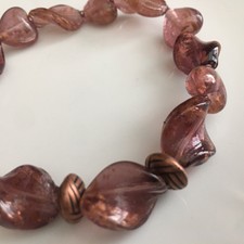 Sonderpreis  Armband Glasperlen Kupferperlen