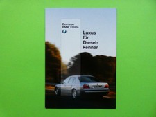 Prospekt / Katalog / Brochure BMW 7er E38 725 tds  1/1996