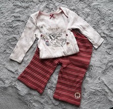 Disney Body / Twinnies Trend gestreifte Hose / Set gebraucht / Gr. 74-80 / Baby