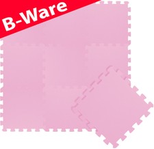 B-Ware Puzzlematte Uni Pink 10 Matten