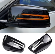 Spiegelkappen Für Mercedes-Benz C-Klasse W204 C204 S204 W212 A207 W221 Schwarz