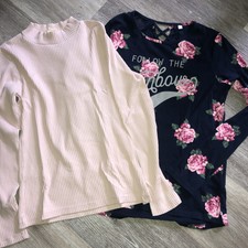2 x Langarmshirt, Longsleeve, Pullover, Gr.  158/164, C&A und Zara