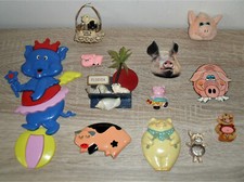 12 versch. Magnete, Kühlschrankmagnete als Schwein, Schweine, Ferkel, Sau, Figur