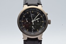 IWC GST QUARTZ CHRONO HERREN UHR 36MM IW372703 TITAN SCHWARZ DEFEKT