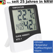 mini Wetterstation Thermometer Hygrometer Zeit Luftfeuchtigkeit Temperaturmesser