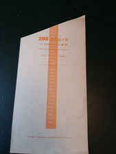 RARITÄT DDR Banderole 200 Mark