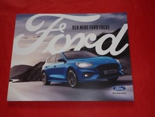 FORD Focus Limousine Turnier Trend ST-Line Titanium Vignale Prospekt von 2018