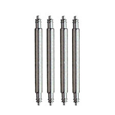 4x Federstege 22mm Federstifte Uhrenstifte Edelstahl für Uhrenarmband Neu Ø1,8mm