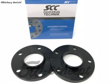 30mm 2x15mm Spurverbreiterung SCC für Skoda 5x112 5x100 57,1 schwarz Spurplatten