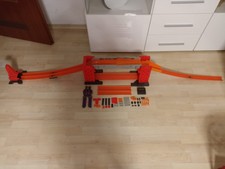 Mattel Hot Wheels DWW97 - Track Builder Bridge Stunt Kit (wie neu, ohne OVP)