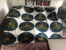 Vintage 50er Jahre Designer Retro Vorhang Stoff Tea Ernst