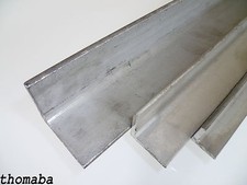 Edelstahl Winkel ab 20x20x3 - 50x50x5 VA Winkeleisen Winkelprofil bis 2m lang