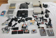 Konvolut Nintendo SNES NES N64 SEGA Mega Drive Konsolen Spiele ! nicht geprüft !
