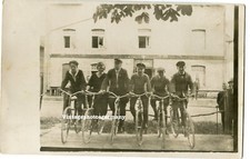 K5744 Foto 1923 Einhaus Radfahrer - Verein Fahrrad Frauen Mädchen Männer 