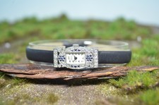 Chopard 18kt Weißgold Diamant Damenuhr mit Saphiren / WIE NEU ! / Referenz 5026