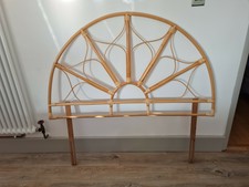 Original Mid Century Vintage Bambus Kopfteil für Doppelbett Vintage mcm