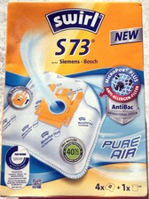Swirl S 73 Staubsaugerbeutel Siemens Bosch OVP, 4 Beutel + 1 Filter