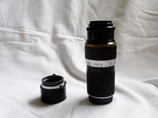 Leitz Leica Hektor 4,5/13,5cm Objektiv brass/black paint Germany 1949 m. FIKUS