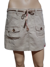 Esprit Rock Gr. 34 Sommerrock Freizeit Braun Mini Damenrock 