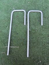 2 x Zelt Heringe SCHWERLAST Stahl Festzelt Plane Boden Stakes 300mm x 10mm