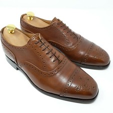 Tricker's M6139 Kensington Half-Brogue Oxford Beechnut (EU 41 UK 7 US 8 Fit 5)